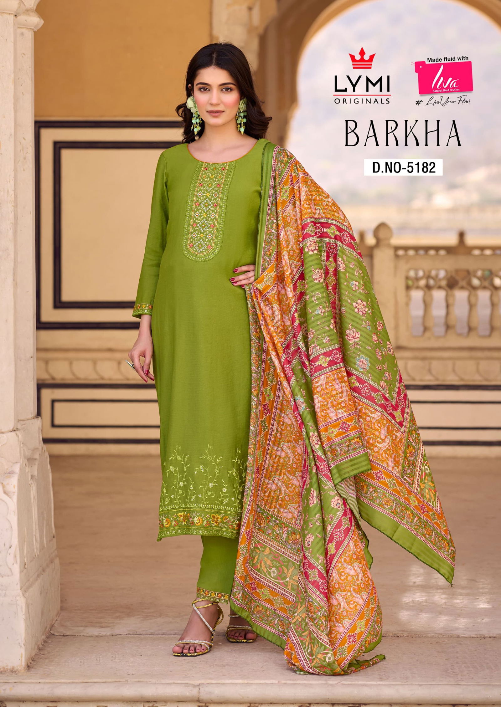 Barkha By Lymi Viscose Embroidery Kurti With Bottom Dupatta Wholesale Price In Surat
